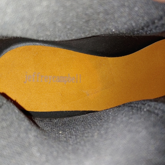 Jeffrey Campbell Black Rain Boots...Size Various - Picture 5 of 6